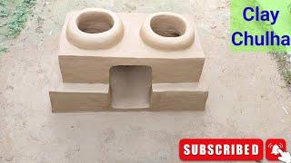 How to make Clay Chulha । Mud Kitchen । Village Kitchen #viral #kitchen #viralChulha #Trending