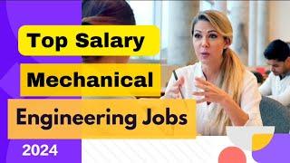 Top Salary Mechanical Engineer Jobs 2024 | Diploma Mechanical Student - Job Interview Mechanical