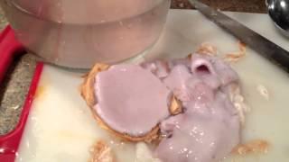 Pink Water and Meat in a Coconut Good or Bad?