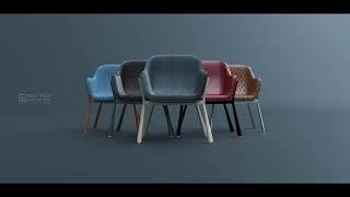 CHAIR AD | 3D visualization work by student