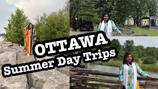 Things to do in Ottawa-Canadian Travel Vlog|4K Video| Upper Canada Village, Ontario |Britannia Beach