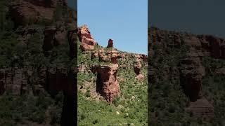 Sedona, Arizona's Natural Beauty: Breathtaking Aerial Mountain Views of Red Rock Country