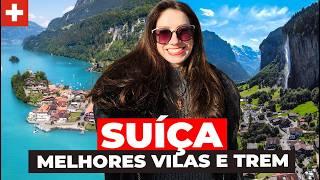 TREM NA SUÍÇA É INCRÍVEL! Viagem em LAUTERBRUNNEN, INTERLAKEN E GRINDELWALD