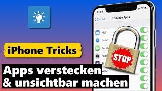 Apps verstecken & unsichtbar machen (iPhone Apps ausblenden)