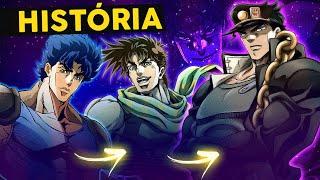 A História de JoJo's Bizarre Adventure 01 || Phanton Blood, Battle Tendency e Stardust Crusaders