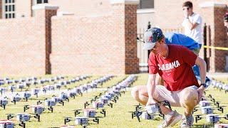 Tuska UAV Club Collaborates to Bring Homecoming Drone Show to Life | The University of Alabama