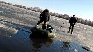 Вышли на опасный лёд и попали на клёв! Оливка рулит!