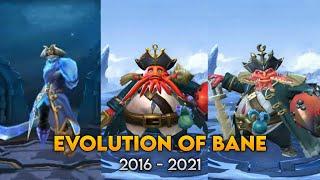 BANE EVOLUTION IN MOBILE LEGENDS | BANE 2016 - 2021 | MLBB OLD VS NEW