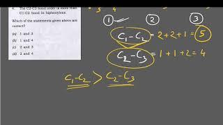 Q)96 ‖ C1-C2 Bond Order vs C2-C3 Bond Order of Naphthalene and Biphenylene ‖ PYQ