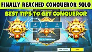 FPP SOLO DAY 09 : FINALLY REACHED CONQUEROR. SOLO CONQUEROR BEST TIPS & TRICKS.