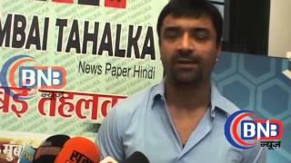 Mumbai Tahalka news paper new Shop opening  by Ajaz khan Sona khan