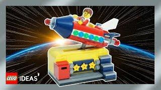 Lego IDEAS 40335 Space Rocket Ride stop motion Animation