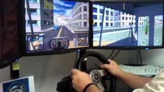 School Bus Driving Simulator SimuRide by Aplusb presents cross view mirrors