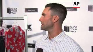 Adam Levine designs a women's collection for Kmart, dismisses celebrity designer naysayers