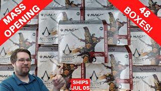 Assassin's Creed Mass Box Opening 24 Collector Box & 24 Beyond Box Presales #MTG Ships 7/5