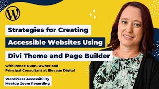 Strategies for Creating Accessible Websites Using Divi Theme and Page Builder