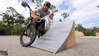 How Many Layers Of "Duct Tape" Does It Take To Make A BMX Ramp?