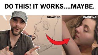 Make BETTER PAINTINGS with these DRAWING tips!