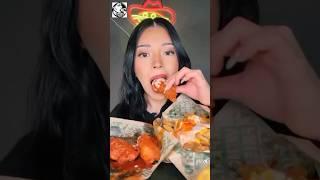  Kitty’s Cheesy Wingstop Snack! Tenders & Fries!  #shorts #mukbang #trending