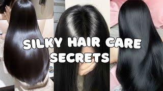 Silky Hair Secrets That Actually Works | Silky Hair Tips And Tricks 