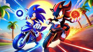 SONIC x SHADOW GENERATIONS: Ultimate Motorbike Race? | Funny Story | Sonic The Hedgehog 3 Animation