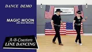 MAGIC MOON - Line Dance Demo & Walk Through