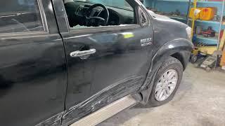 Toyota Hilux repaired and Professionally Paint Corrected and Detailed