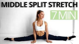 7 MIN MIDDLE SPLITS STRETCHES FOR FLEXIBILITY | 21 Day Challenge to Get Your Middle Splits