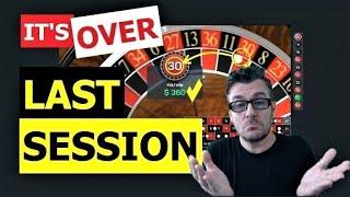 My Last online Roulette Session of 2021 | MY WAY of playing Roulette | Online Roulette Strategy