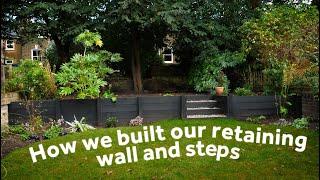 Garden Makeover Part 01 | How We Built Our Timber Retaining Wall and Steps