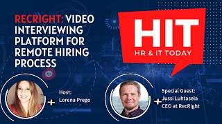 RecRight: video interviewing platform for remote hiring process