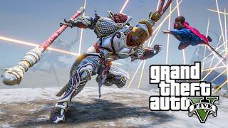 GTA 5 - Sun Wukong VS Superman | The Monkey King VS The Man of Steel