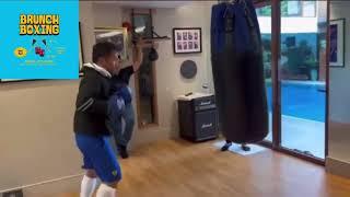 Manny Pacquiao training for his comeback to boxing