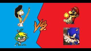 M U G E N SANJAY & SWAY SWAY VS MARIO & SONIC