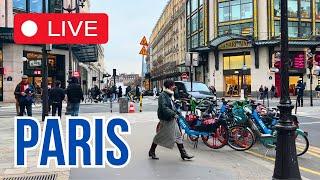 LIVE Paris, France  - PARIS Christmas Walk 2024  December Paris Walk