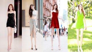 Mejores Street Fashion Tik Tok 2021 | Hottest Chinese Girls Street Fashion Style 2021 Ep.96