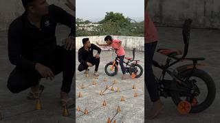 Running Bicycle from Rocket #shorts #devkeexperiment