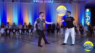 Swing Fling 2024 Intermediate Jack & Jill Christopher Bernard & Hunter Hobbs