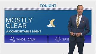 Pleasant-feeling Tuesday evening, overnight; beautiful, dry Wednesday | WTOL 11 Weather - Aug. 13