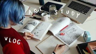 drawing studies, art date and bookish NYC vlog