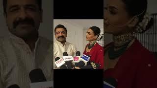 Bigg Boss 14 Couple Pavitra Punia and Eijaz Khan Celebrating First Diwali after Wedding #shorts