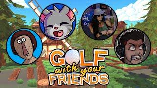 PARKY JOINS THE FRAY - Golf With Your Friends vs. parkenharbor, star0chris, & Captain_Domo