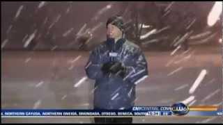 CNY Central's Tom Eschen Live in Winter Storm