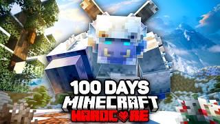 I Survived 100 Days in THE HIMALAYAS in Hardcore Minecraft!