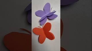 How to make paper butterfly  #shorts #trending #craft #diy