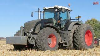 FENDT 933 Vario Tractor Working on Fall Tillage