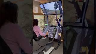 Excavator simulator! #simulation #simulator #heavyequipment #fyp #share #newyork