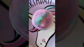 Unicorn slime!!! #satisfying #slime #satisfyingvideo #slimevideo #makingslime #unicorn