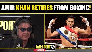 Amir Khan confirms retirement from boxing! Gareth A Davies & Barry Jones look back at his career! 