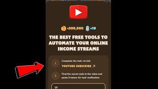 THE BEST FREE TOOLS TO AUTOMATE YOUR ONLINE INCOME STREAMS | Memefi New Video Code